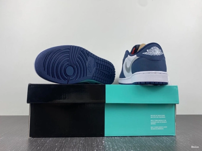 Bmlin SB CJ7891-400 Navy 1 Midnight Low Jordan 0701